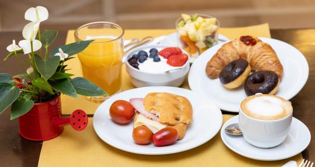 breakfast at Hotel Crimea