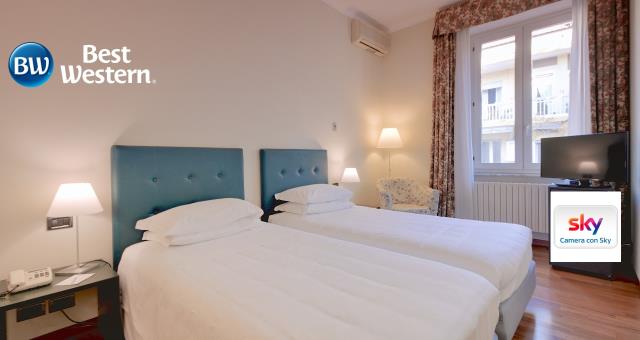 All our rooms are equipped with LCD televisions, with 12 SKY channels, including Italian Serie A Championship matches, movies and series.